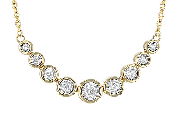 F226-40931: NECKLACE .25 TW (18")