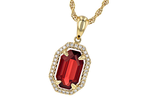F226-41876: NECK 1.66 GARNET 1.75 TGW