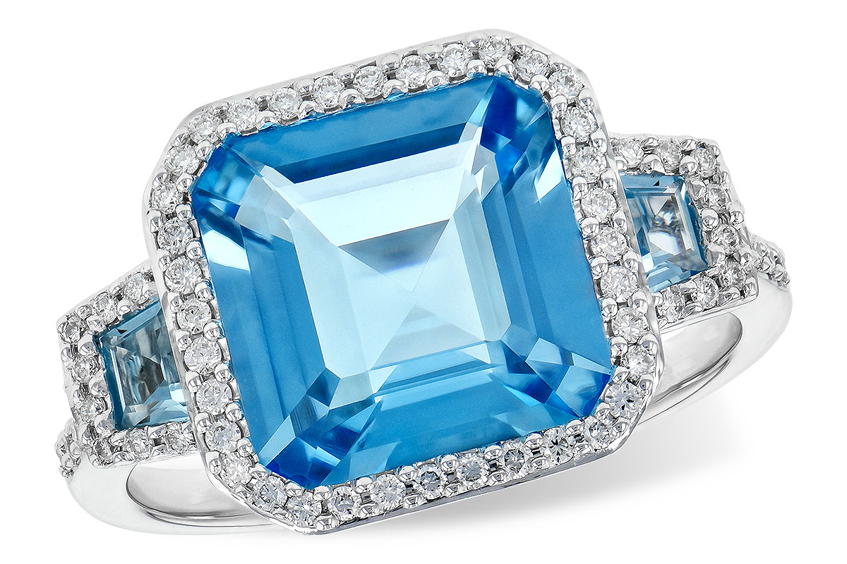 F226-43685: LDS RG 4.40 TW BLUE TOPAZ 4.60 TGW