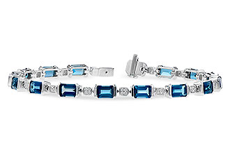 F309-10949: BRACELET 7.90 LONDON BLUE TOPAZ 8.13 TGW