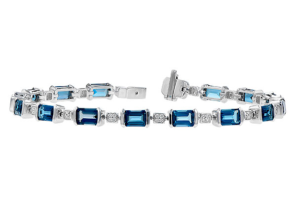 F309-10949: BRACELET 7.90 LONDON BLUE TOPAZ 8.13 TGW