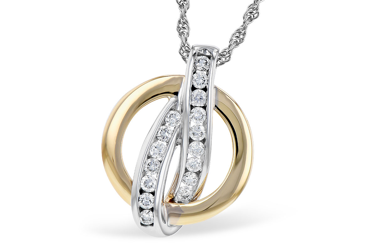 F309-11849: NECKLACE .25 TW
