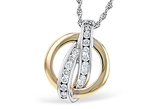 F309-11849: NECKLACE .25 TW