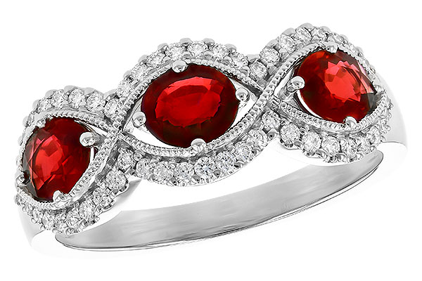 F309-12785: LDS WED RG 1.10 TW RUBY 1.35 TGW (6x4MM RUBY)