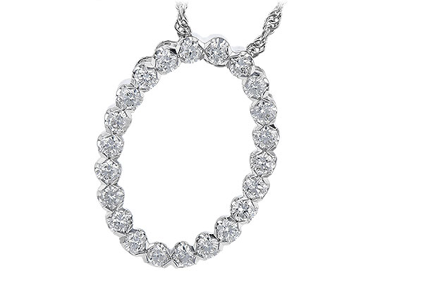 F309-13722: NECKLACE .50 TW