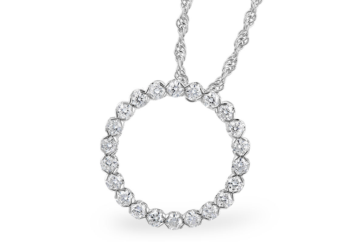 F309-14549: NECKLACE .50 TW