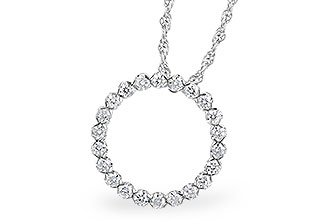 F309-14549: NECKLACE .50 TW