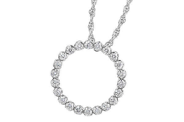 F309-14549: NECKLACE .50 TW