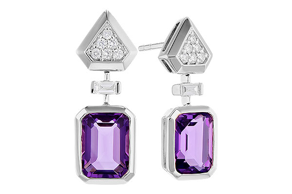 F309-16413: EARR 1.80 TW AMETHYST 1.92 TGW