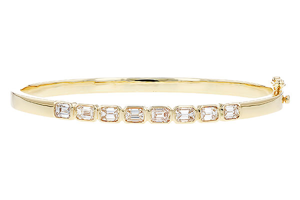 F310-02776: BANGLE 2.00 TW EMERALD CUTS