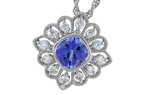 F310-02813: NECK .98 TANZANITE 1.24 TGW (6MM TANZ)