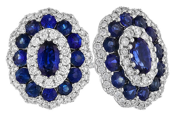 F310-08258: EARR 1.77 TW SAPPHIRE 2.24 TGW (5x3MM SAPP)