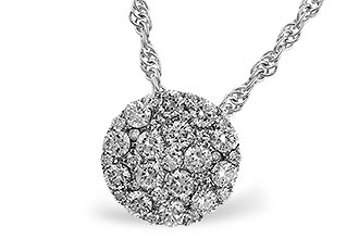 F310-90958: NECKLACE .50 TW