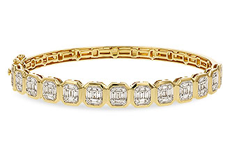 F310-90976: BANGLE .81 TW BAGUETTE 1.00 TW