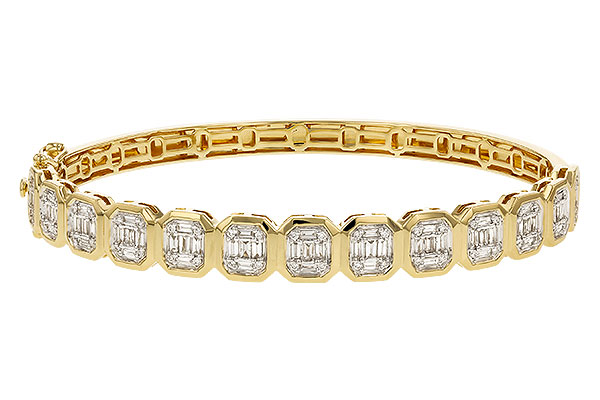 F310-90976: BANGLE .81 TW BAGUETTE 1.00 TW