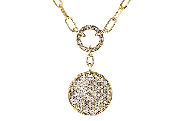 F310-92749: NECKLACE .92 TW (17")