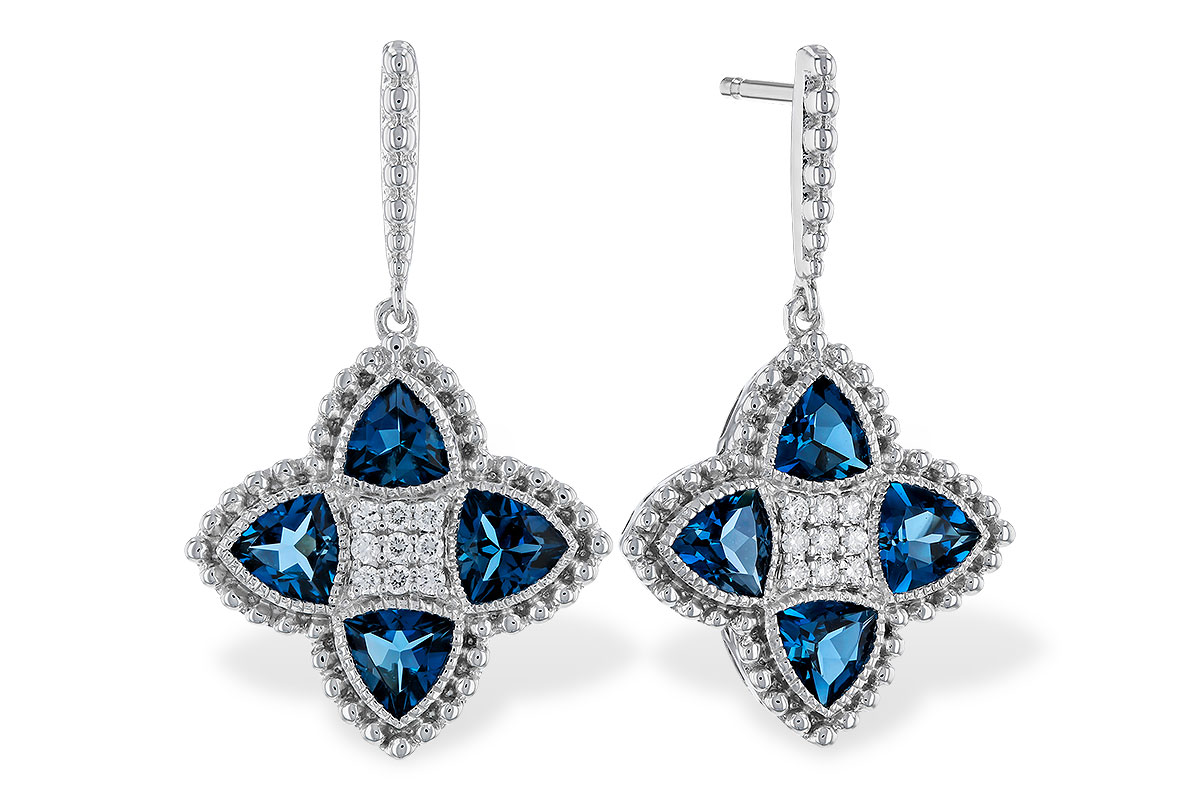 F310-95467: EARRINGS 1.73 LONDON BLUE TOPAZ 1.82 TGW