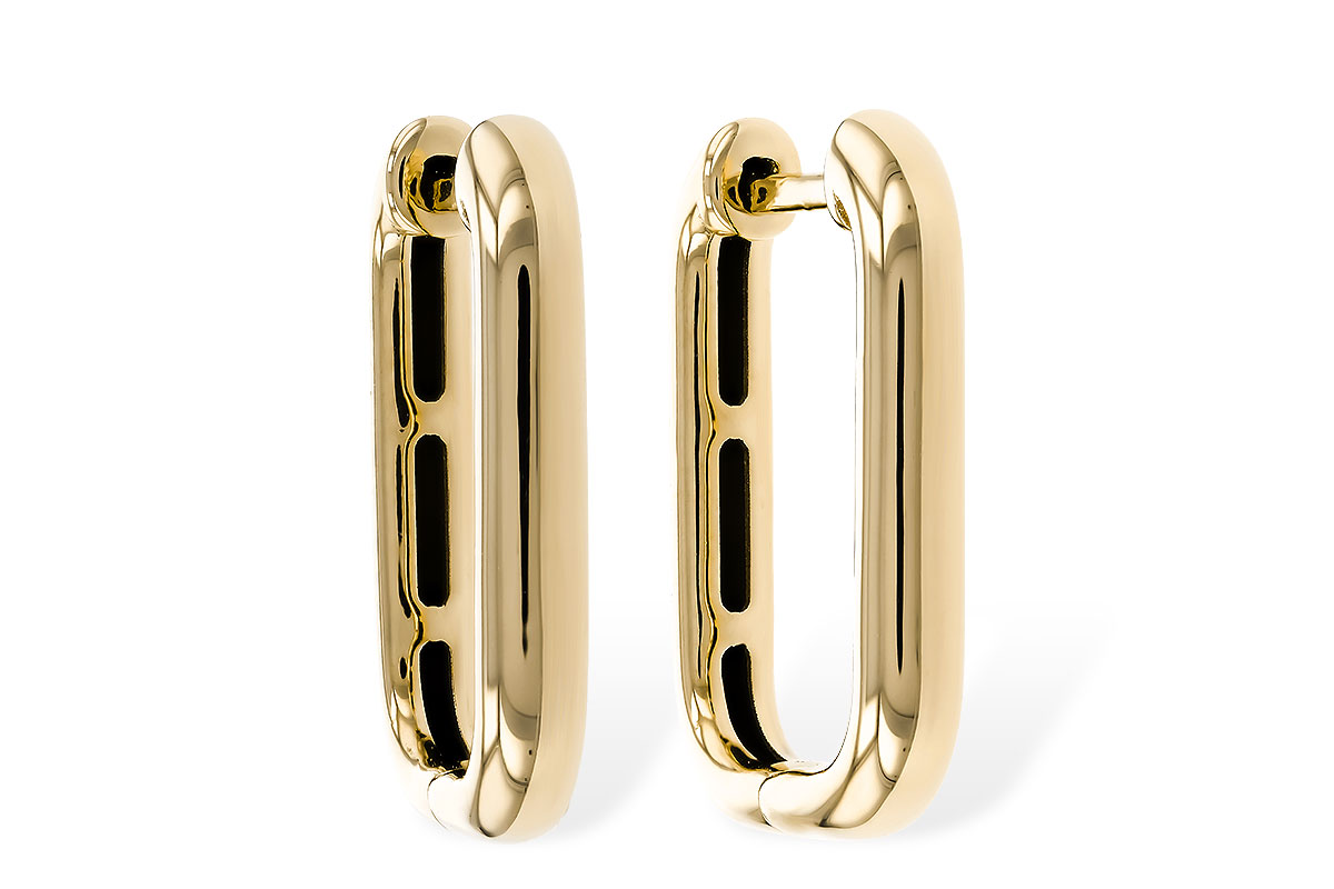 F310-96449: GOLD EARRINGS (18MM)