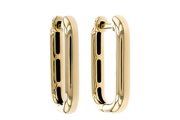 F310-96449: GOLD EARRINGS (18MM)