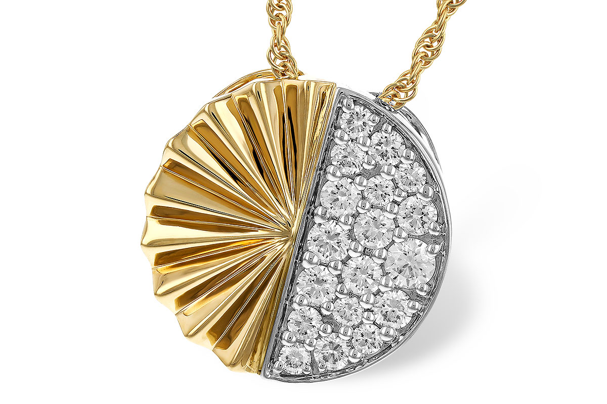 F310-97276: NECKLACE .50 TW