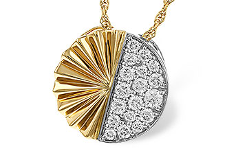 F310-97276: NECKLACE .50 TW