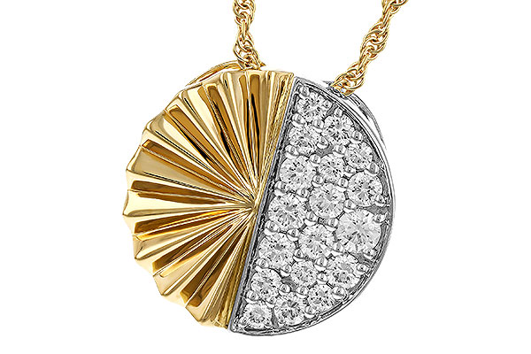 F310-97276: NECKLACE .50 TW