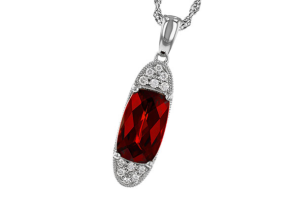 F310-97285: NECK 2.45 GARNET 2.55 TGW