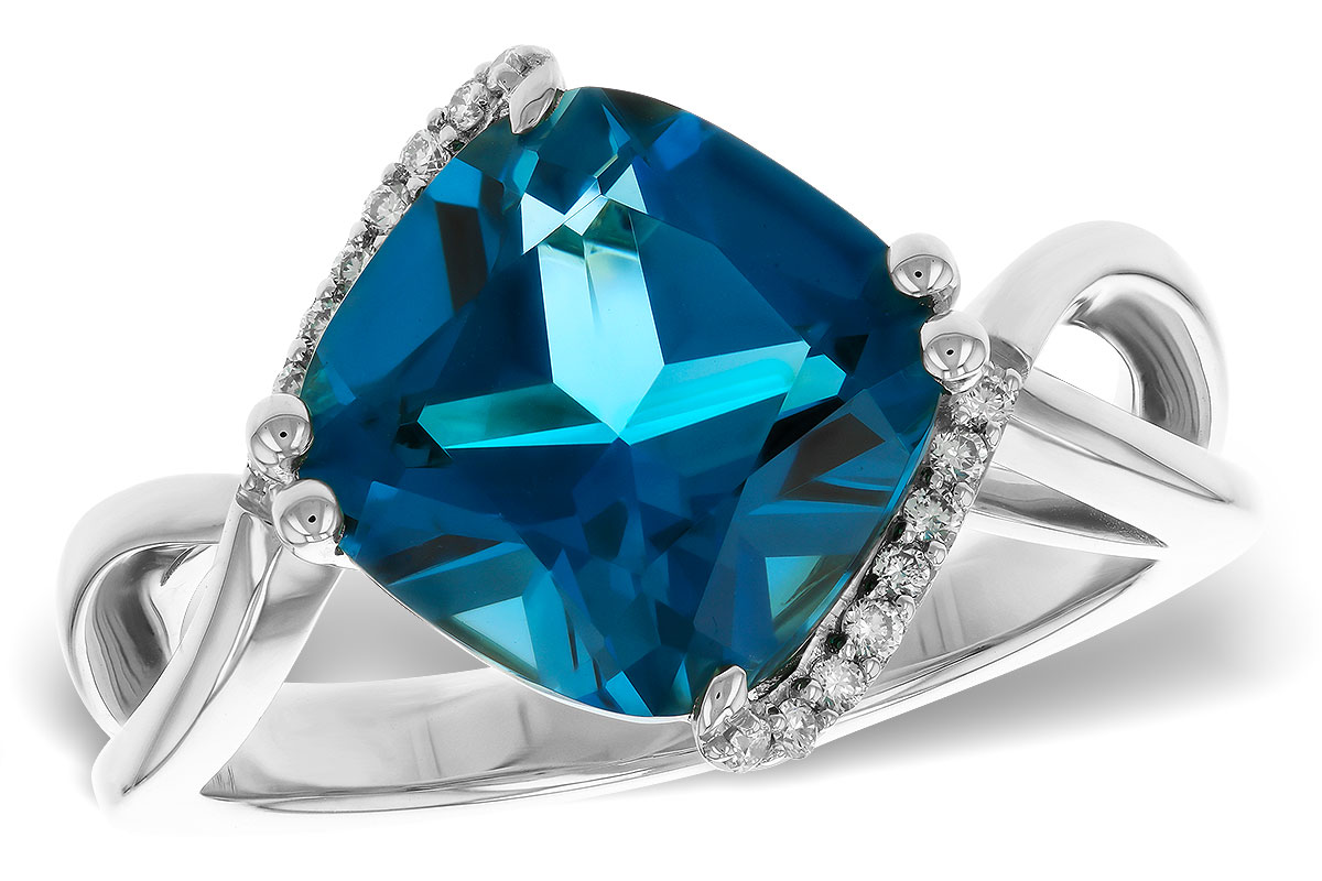 F310-97322: LDS RG 4.42 LONDON BLUE TOPAZ 4.50 TGW (10MM LBT)