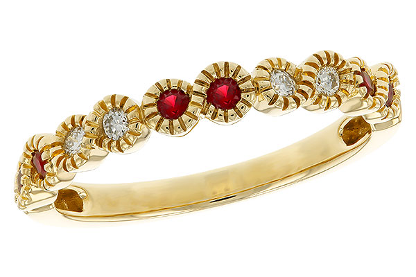 F310-97340: LDS WED RG .16 TW RUBY .25 TGW