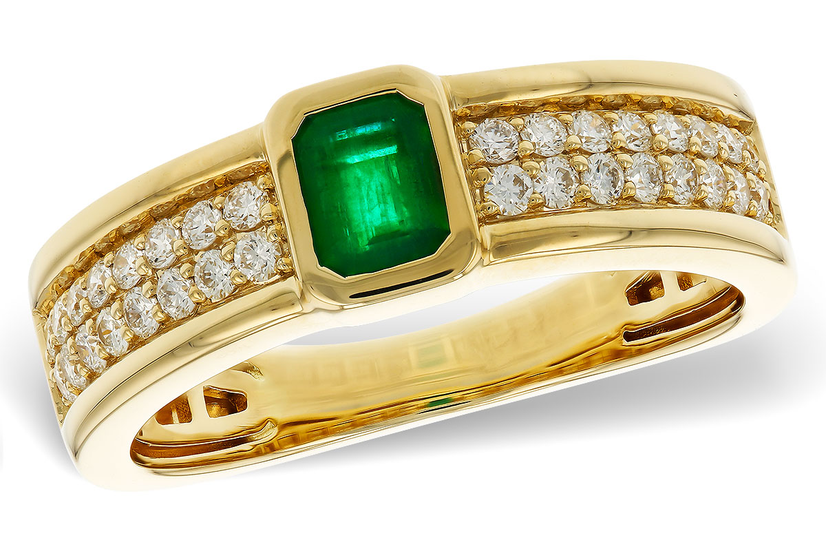 F310-97349: LDS RG .42 EMERALD .75 TGW (5x4MM EM)