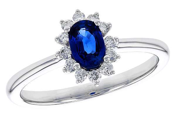 F310-98267: LDS RG .55 SAPPHIRE .71 TGW (6x4MM SAPP)