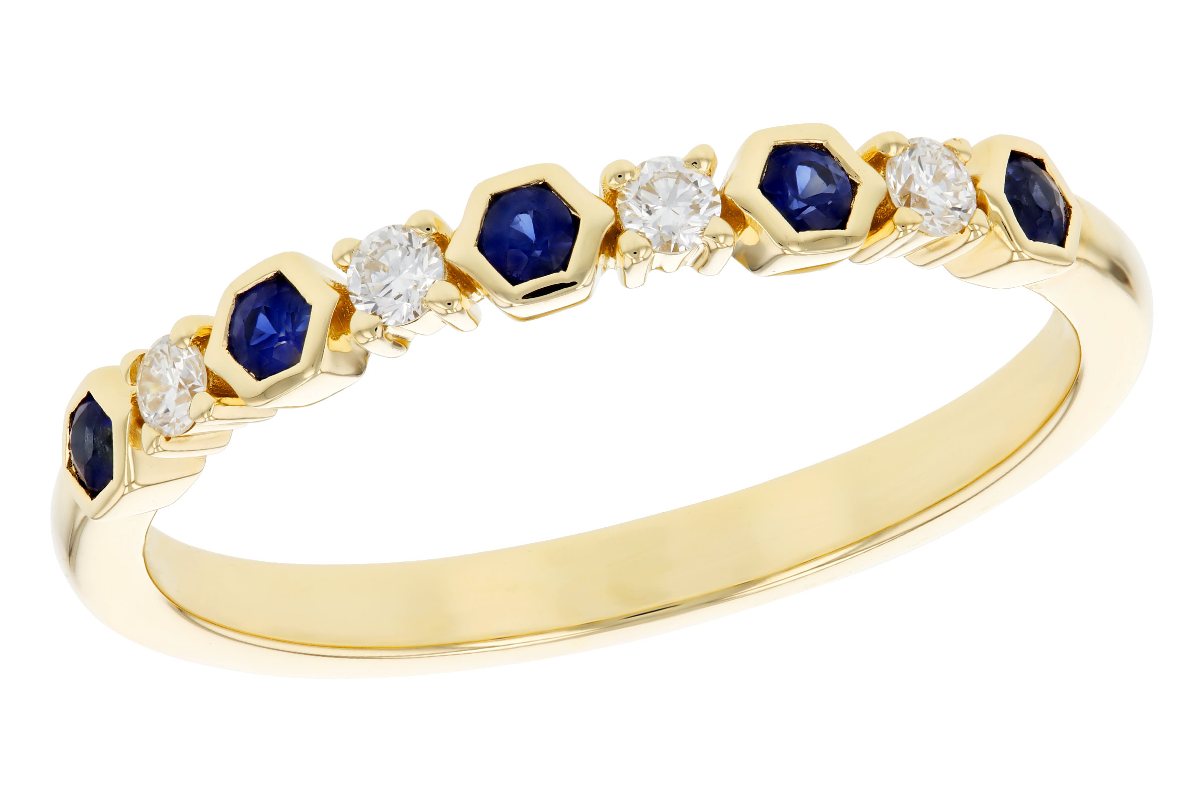 F311-84585: LDS WED RG .14 TW SAPPHIRE .24 TGW