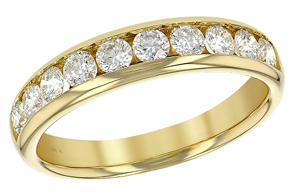 G129-14613: LDS WED RG .75 TW (10 STONES)