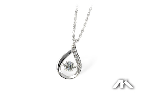 G223-67276: NECKLACE .19 TW