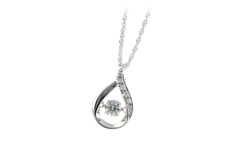 G223-67276: NECKLACE .19 TW