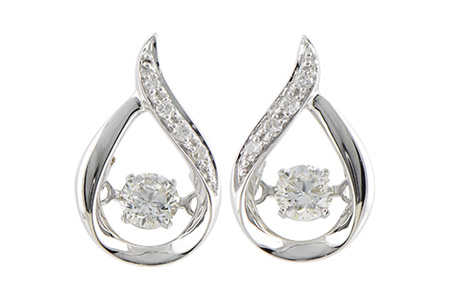 G224-55531: EARRINGS .37 TW