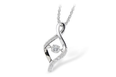 G224-56367: NECKLACE .33 TW