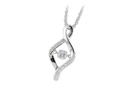G224-56367: NECKLACE .33 TW