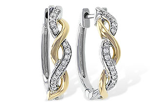 G225-45531: EARRINGS .15 TW