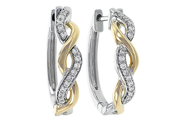 G225-45531: EARRINGS .15 TW