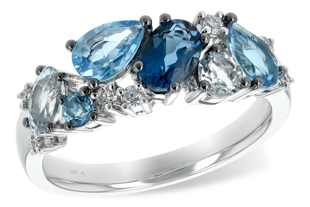 G225-45540: LDS RG 2.05 BLUE TOPAZ 2.16 TGW