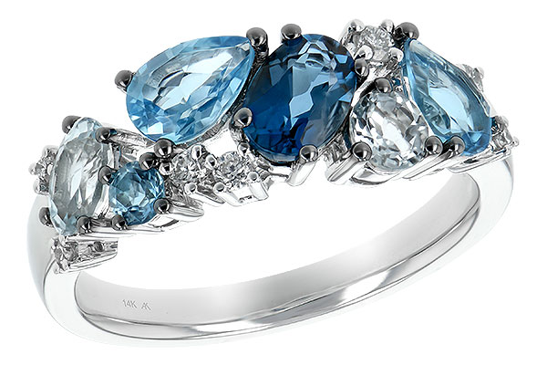 G225-45540: LDS RG 2.05 BLUE TOPAZ 2.16 TGW