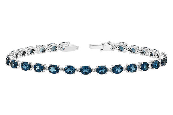 G225-47285: BRACELET 8.97 LONDON BLUE TPZ 9.55 TGW
