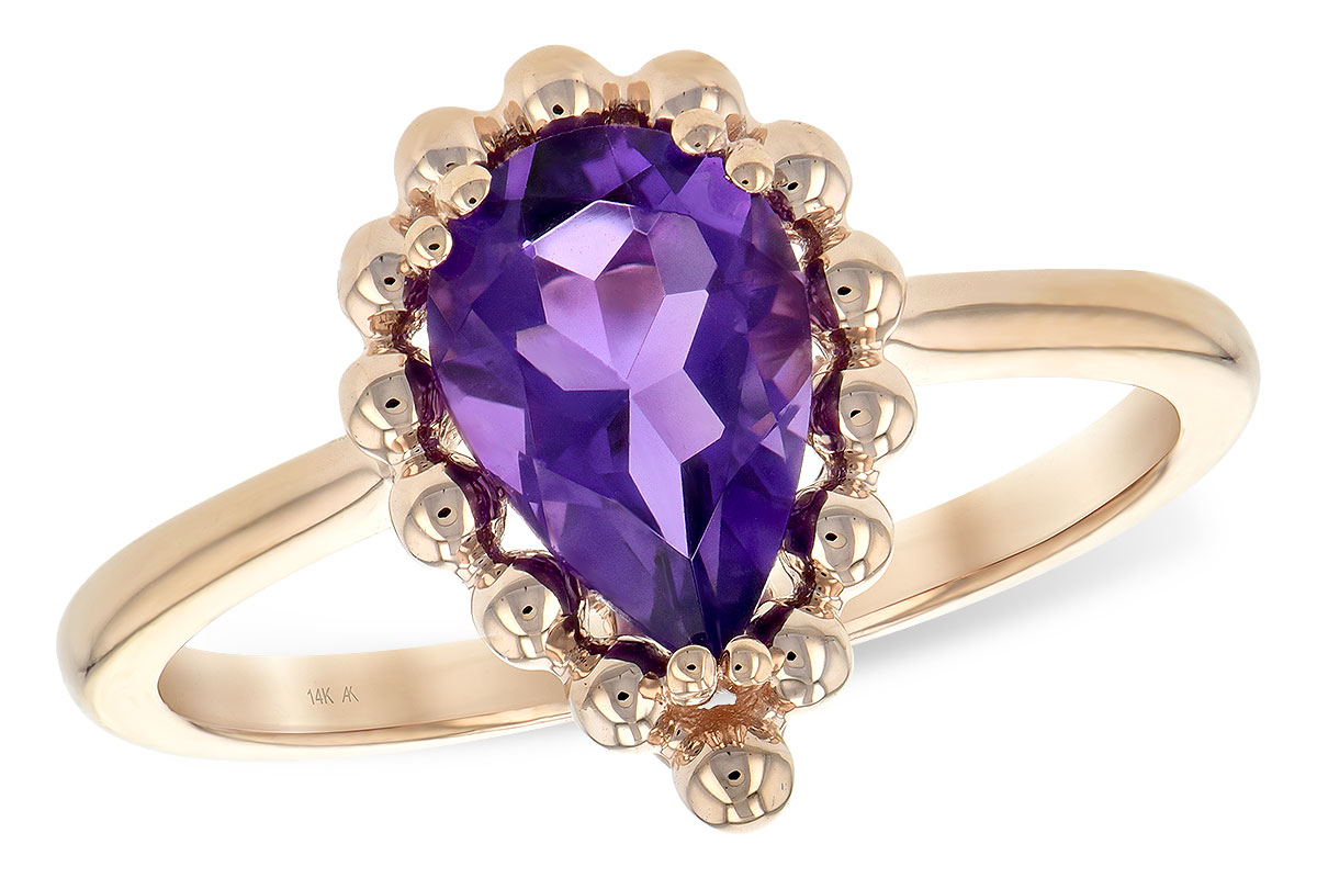 G225-49158: LDS RING 1.06 CT AMETHYST