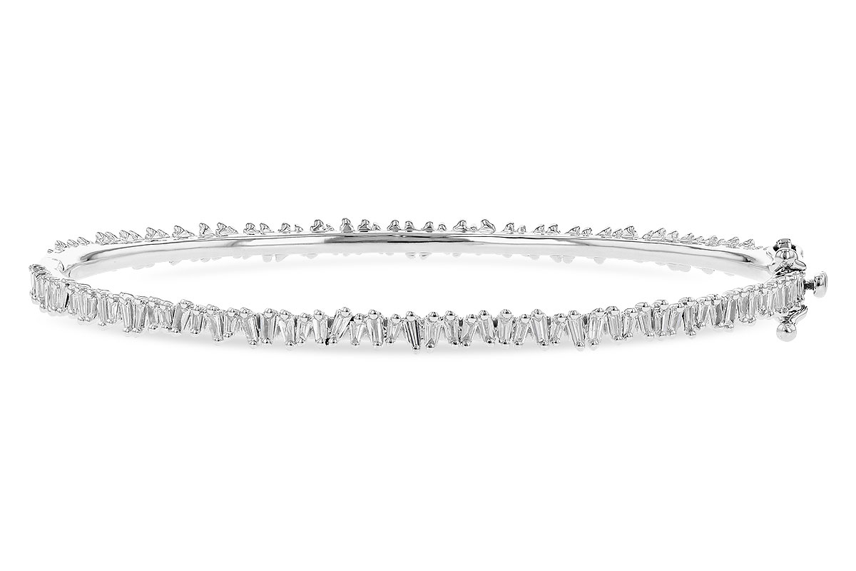 G309-10049: BANGLE .75 TW BAGUETTE DIAS