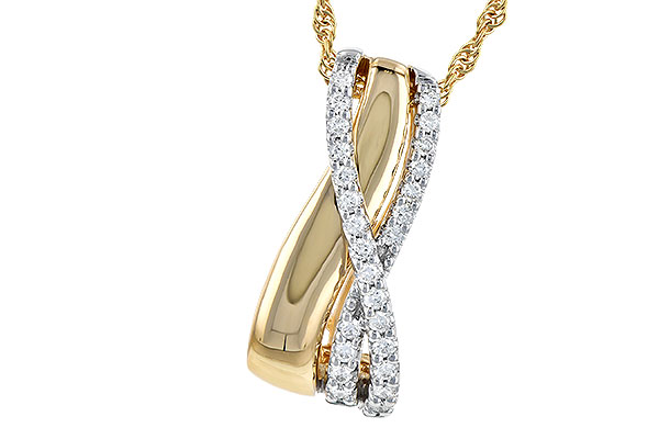 G309-10967: NECKLACE .26 TW