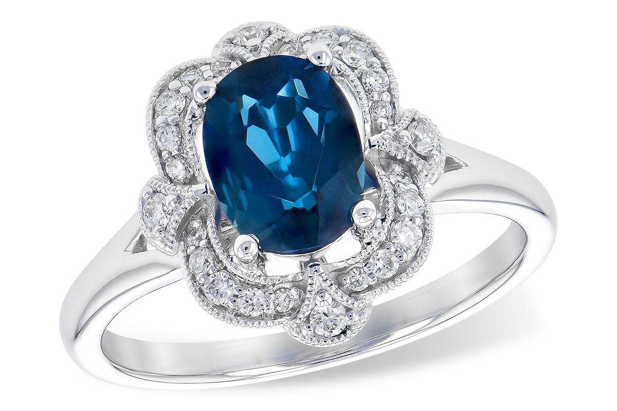 G309-15485: LDS RG 1.35 LONDON BLUE TOPAZ 1.50 TGW