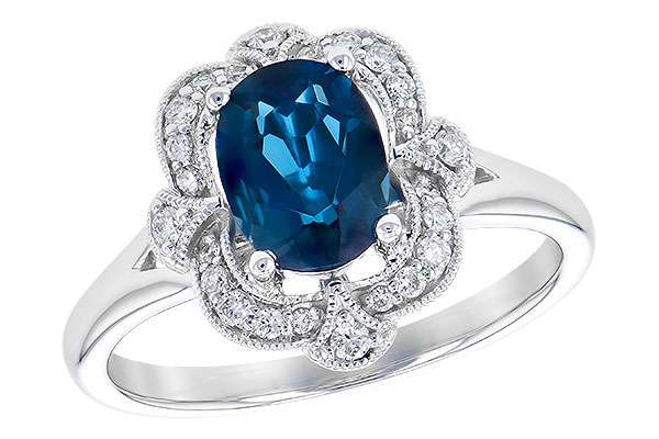 G309-15485: LDS RG 1.35 LONDON BLUE TOPAZ 1.50 TGW