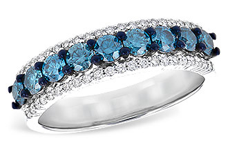 G309-16440: LDS DIA RG .80 TW BLUE DIAS 1.00 TW