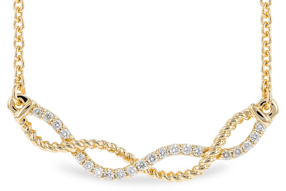G310-00958: NECKLACE .12 TW (18")